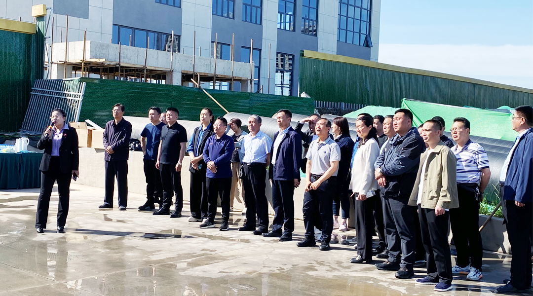 走進重點項目&mdash;&mdash;康譽醫療介入類醫用高值耗材產業園項目現場迎來正定縣勞模代表團